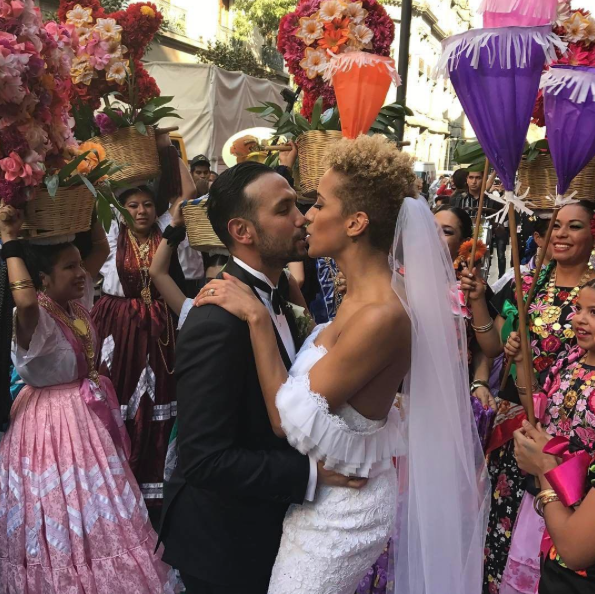 Black Wedding Moment Of The Day: This Bride And Groom Combined Their Cultures and Made Magic
